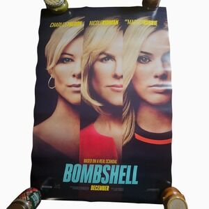 Bombshell 2019 Original Movie Poster 27x40 Charlize Theron Margot Robbie D/S